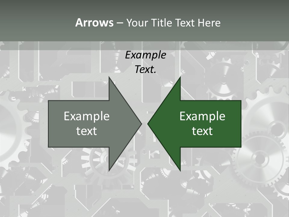 Clock Wheel Machine PowerPoint Template