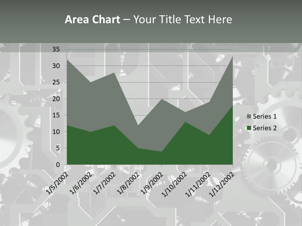Clock Wheel Machine PowerPoint Template