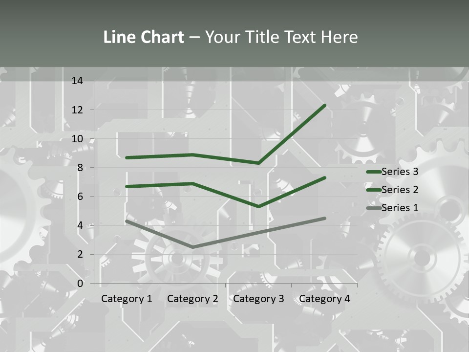 Clock Wheel Machine PowerPoint Template