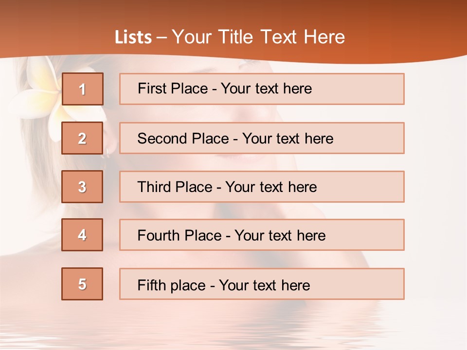 Smile Girl Charming PowerPoint Template