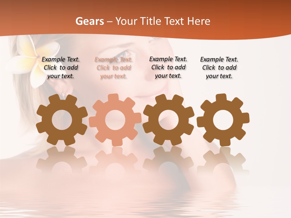 Smile Girl Charming PowerPoint Template