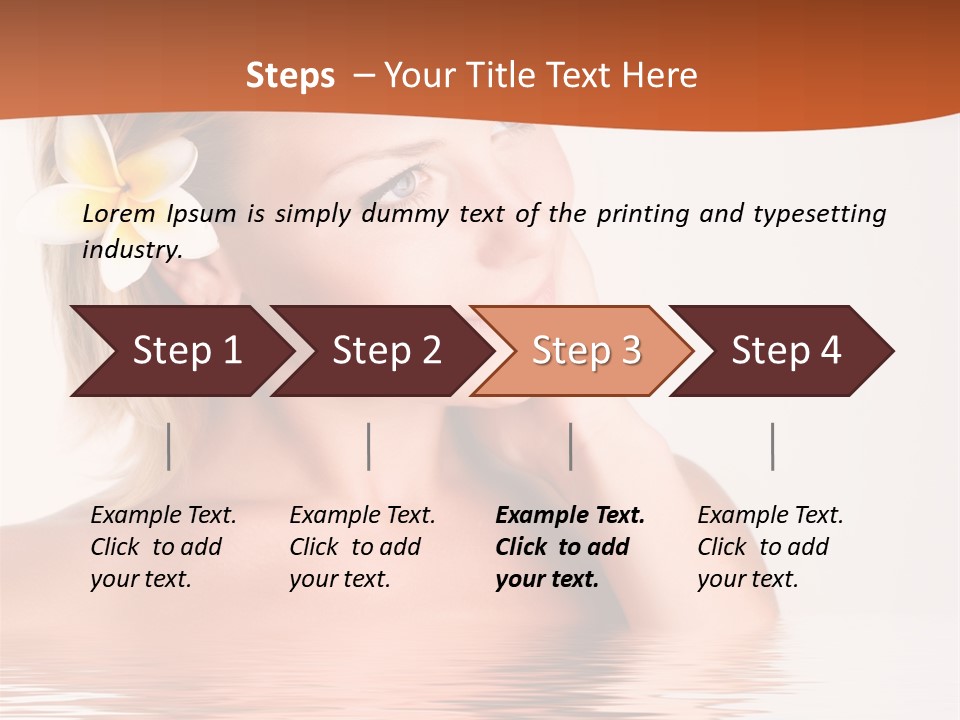 Smile Girl Charming PowerPoint Template