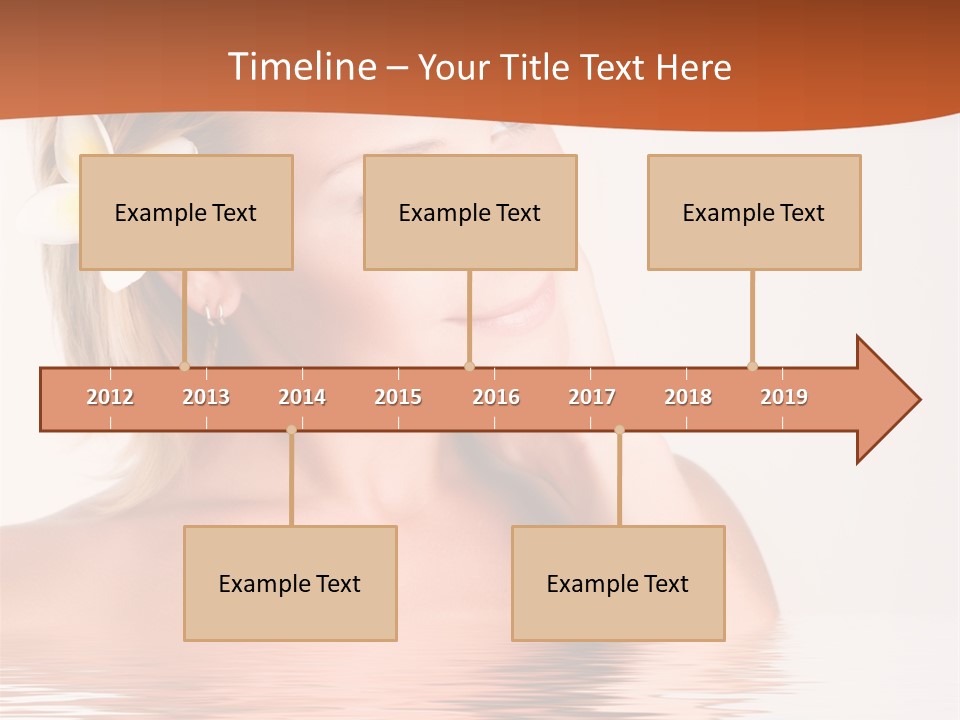 Smile Girl Charming PowerPoint Template