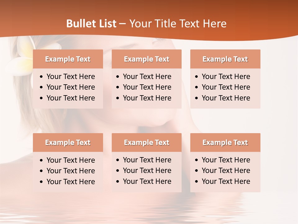 Smile Girl Charming PowerPoint Template