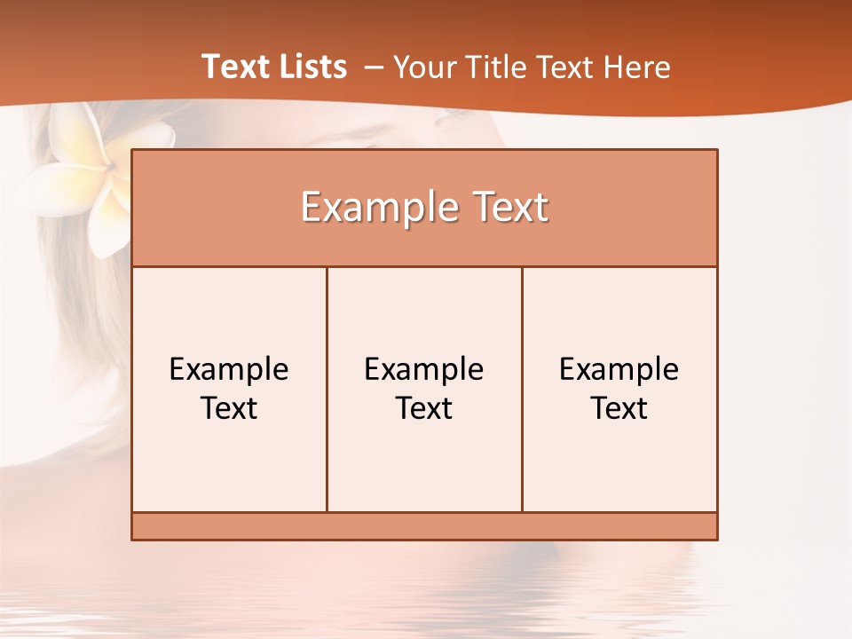 Smile Girl Charming PowerPoint Template