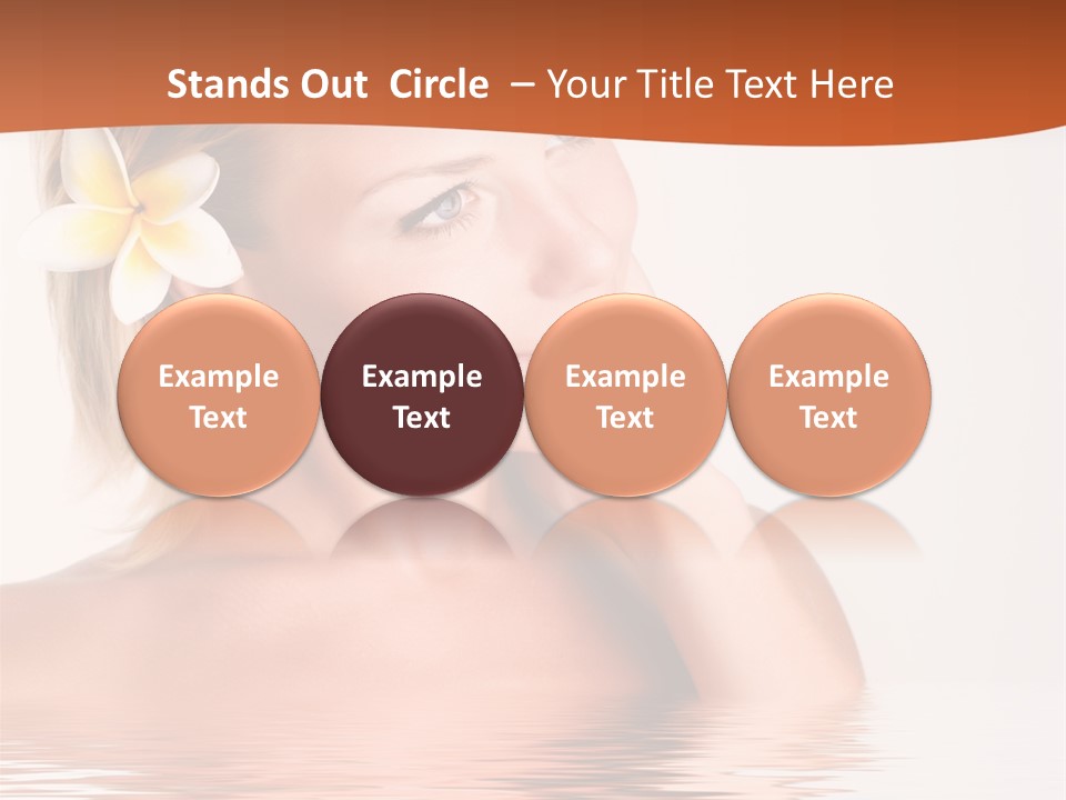 Smile Girl Charming PowerPoint Template