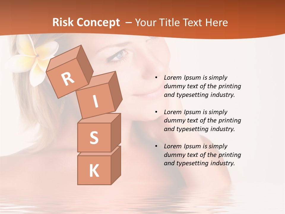 Smile Girl Charming PowerPoint Template