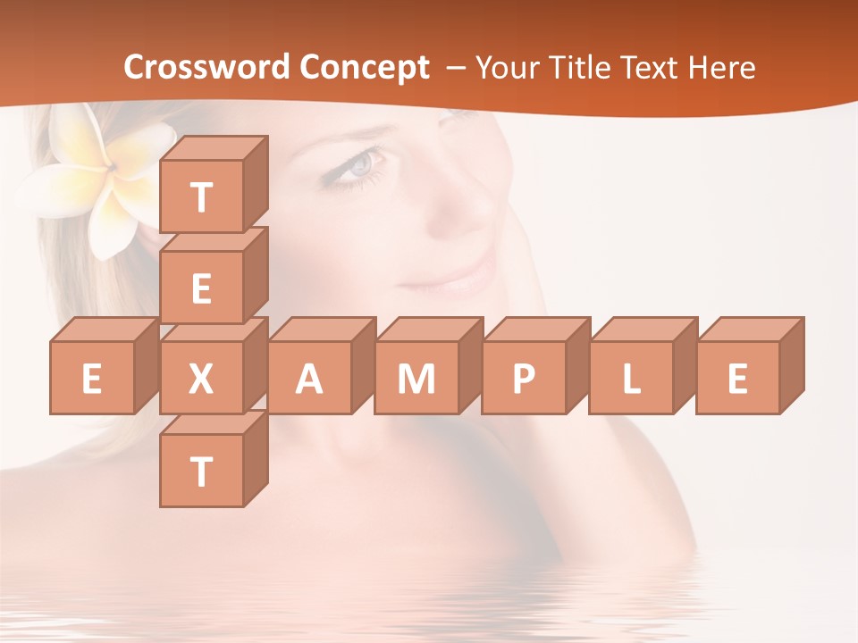 Smile Girl Charming PowerPoint Template