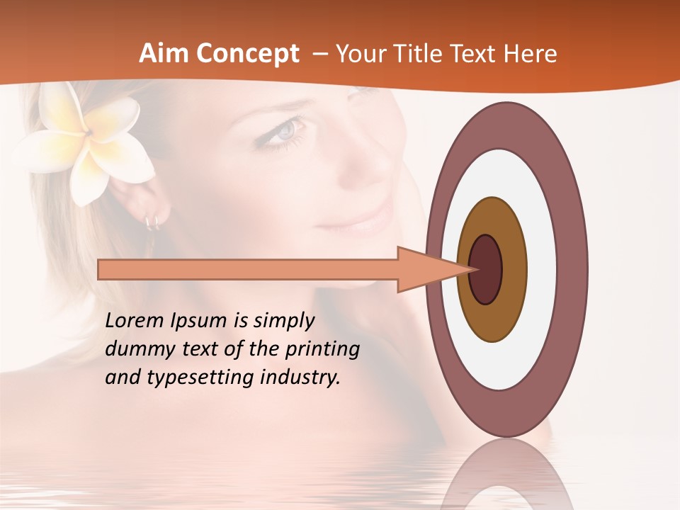 Smile Girl Charming PowerPoint Template