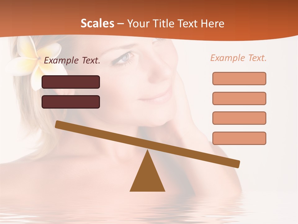 Smile Girl Charming PowerPoint Template