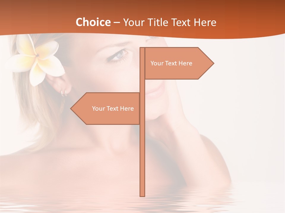 Smile Girl Charming PowerPoint Template