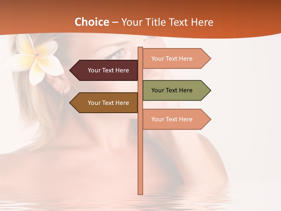 Smile Girl Charming PowerPoint Template