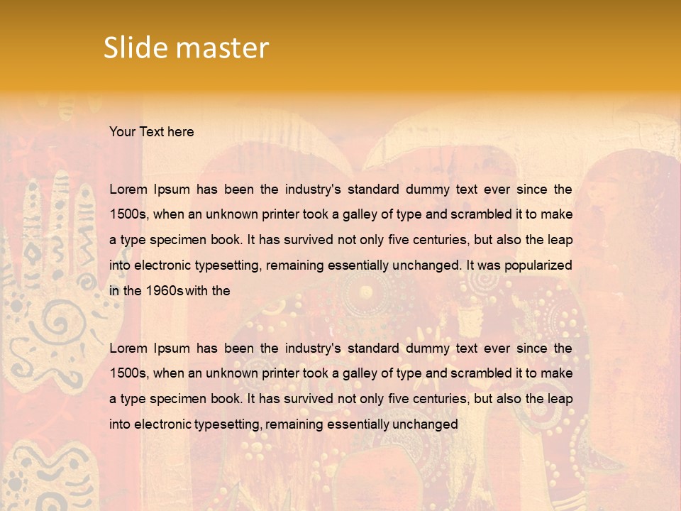 Indian Elephant Pink PowerPoint Template