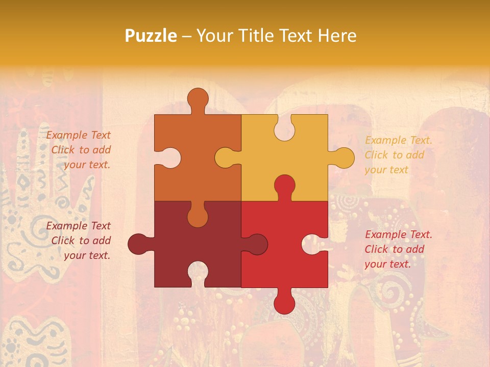 Indian Elephant Pink PowerPoint Template