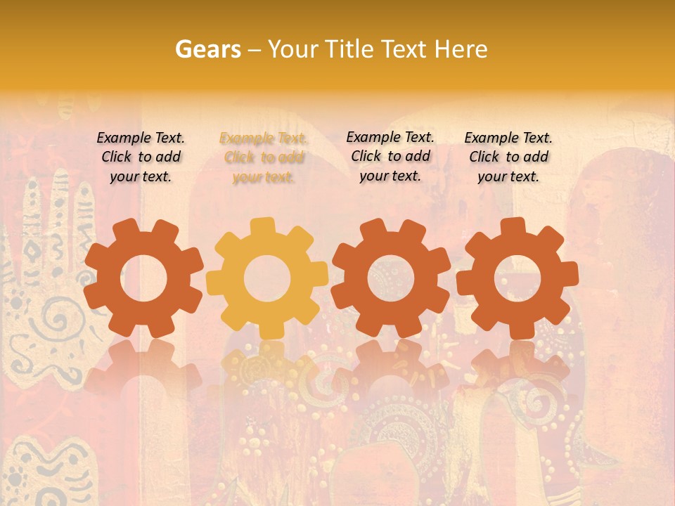 Indian Elephant Pink PowerPoint Template