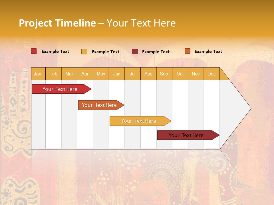 Indian Elephant Pink PowerPoint Template