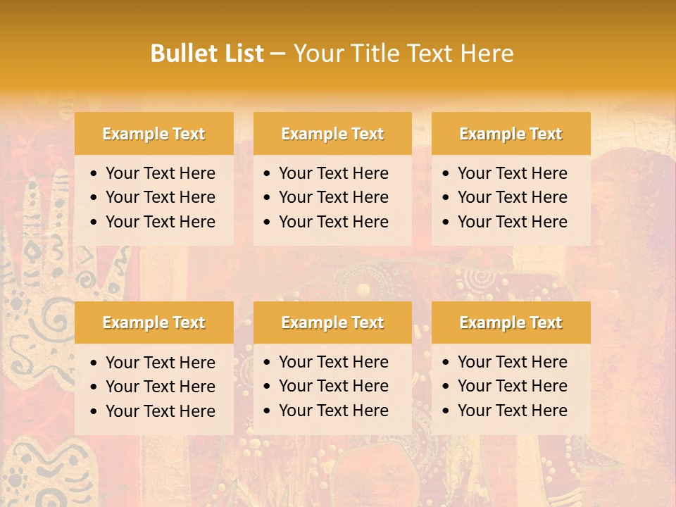 Indian Elephant Pink PowerPoint Template