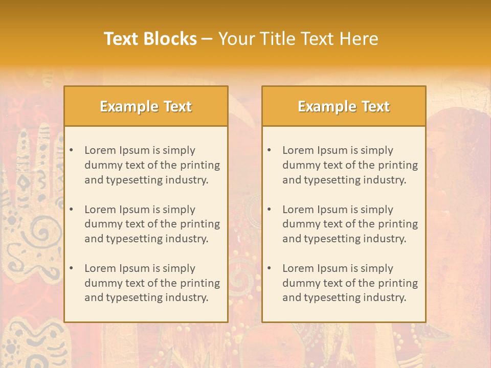 Indian Elephant Pink PowerPoint Template