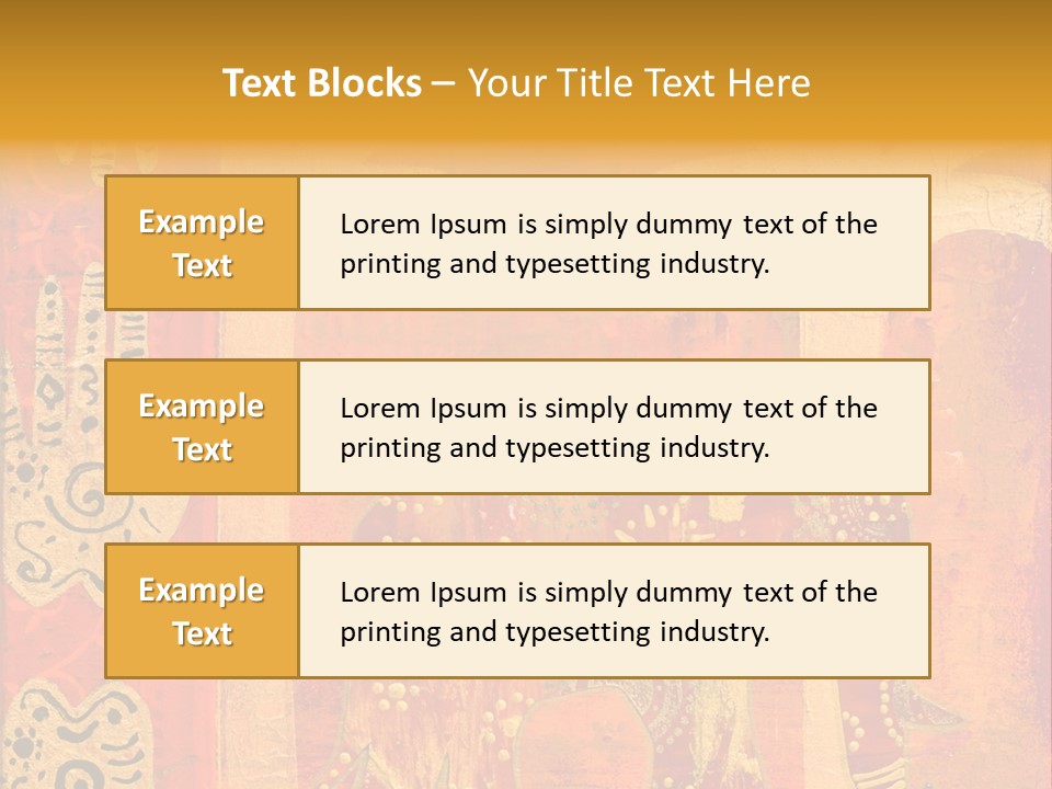 Indian Elephant Pink PowerPoint Template