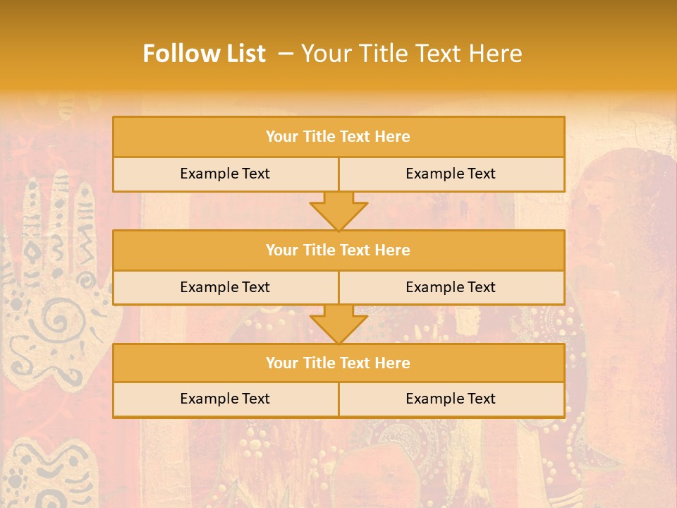 Indian Elephant Pink PowerPoint Template
