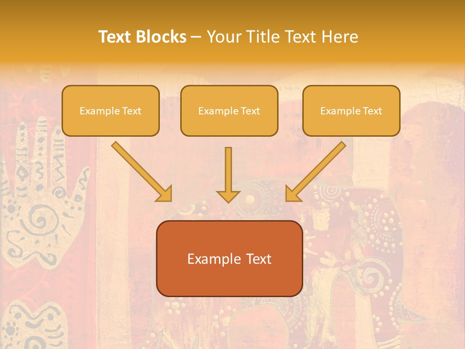 Indian Elephant Pink PowerPoint Template