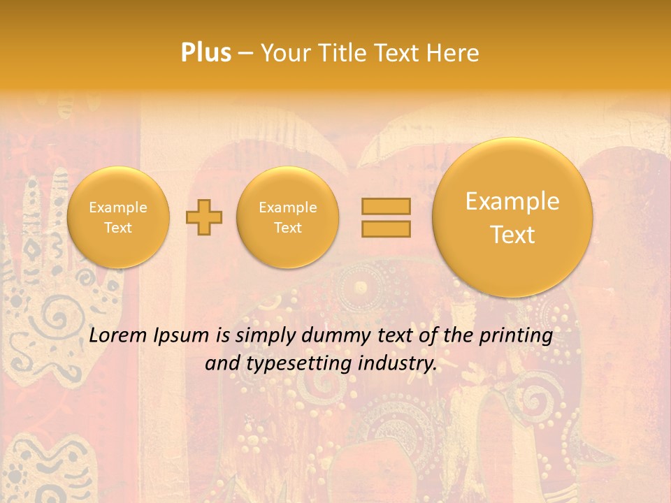 Indian Elephant Pink PowerPoint Template