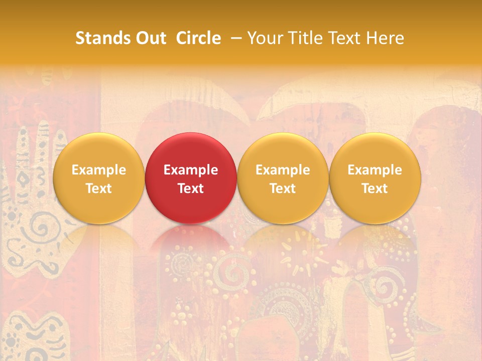 Indian Elephant Pink PowerPoint Template
