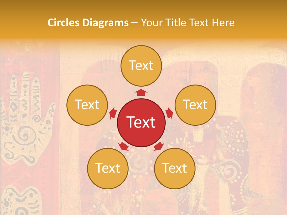 Indian Elephant Pink PowerPoint Template