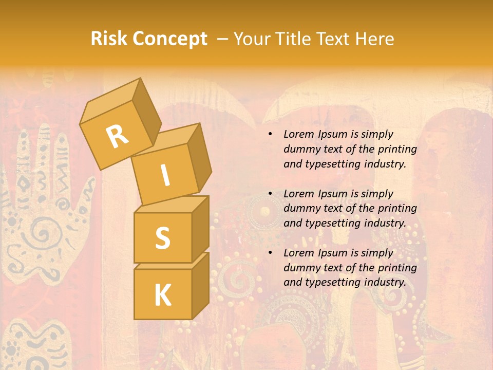 Indian Elephant Pink PowerPoint Template