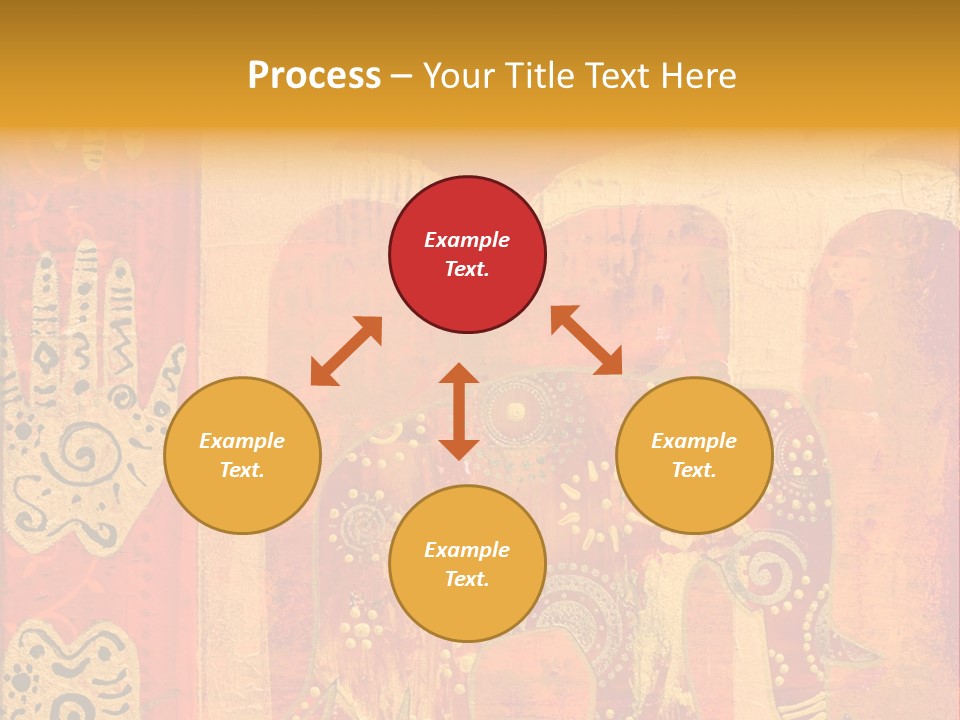 Indian Elephant Pink PowerPoint Template