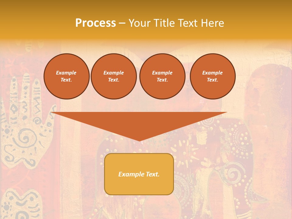 Indian Elephant Pink PowerPoint Template