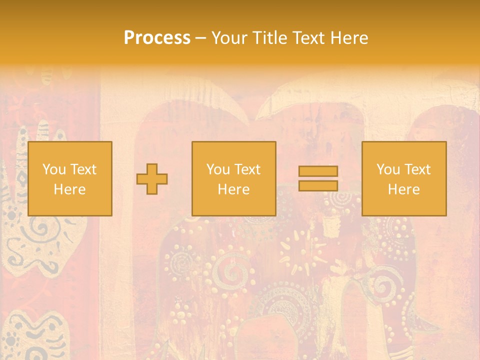 Indian Elephant Pink PowerPoint Template