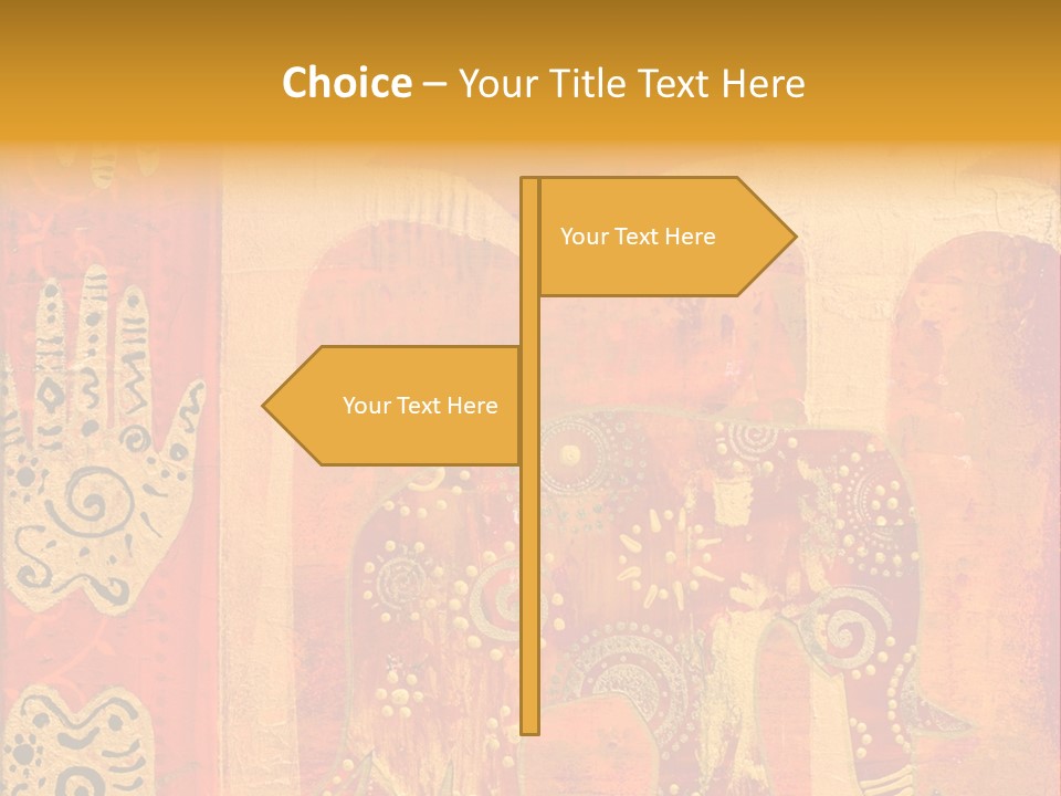 Indian Elephant Pink PowerPoint Template