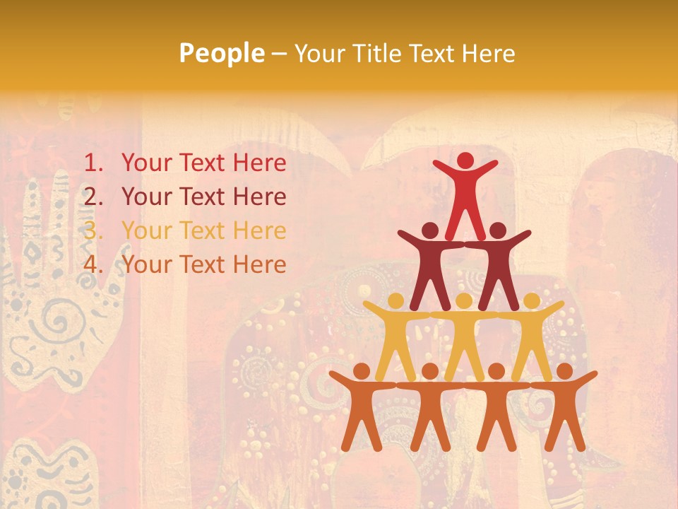 Indian Elephant Pink PowerPoint Template