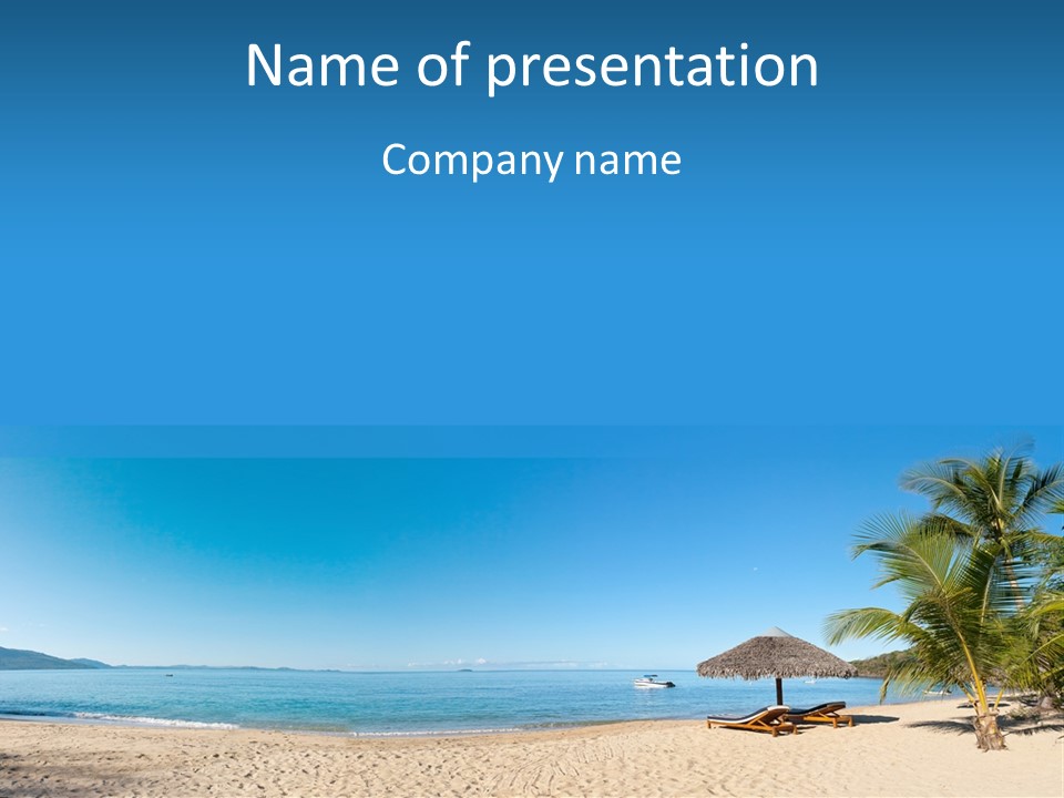 Nature Hotel Relax PowerPoint Template