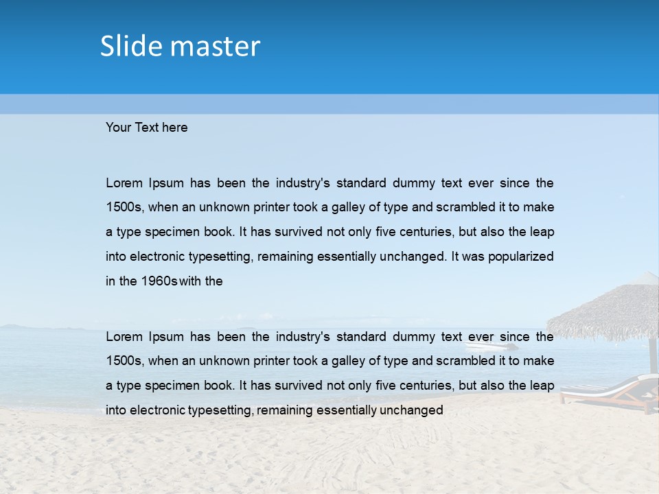 Nature Hotel Relax PowerPoint Template