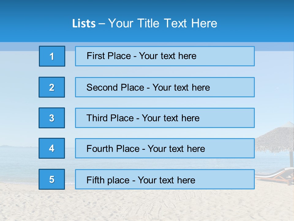 Nature Hotel Relax PowerPoint Template