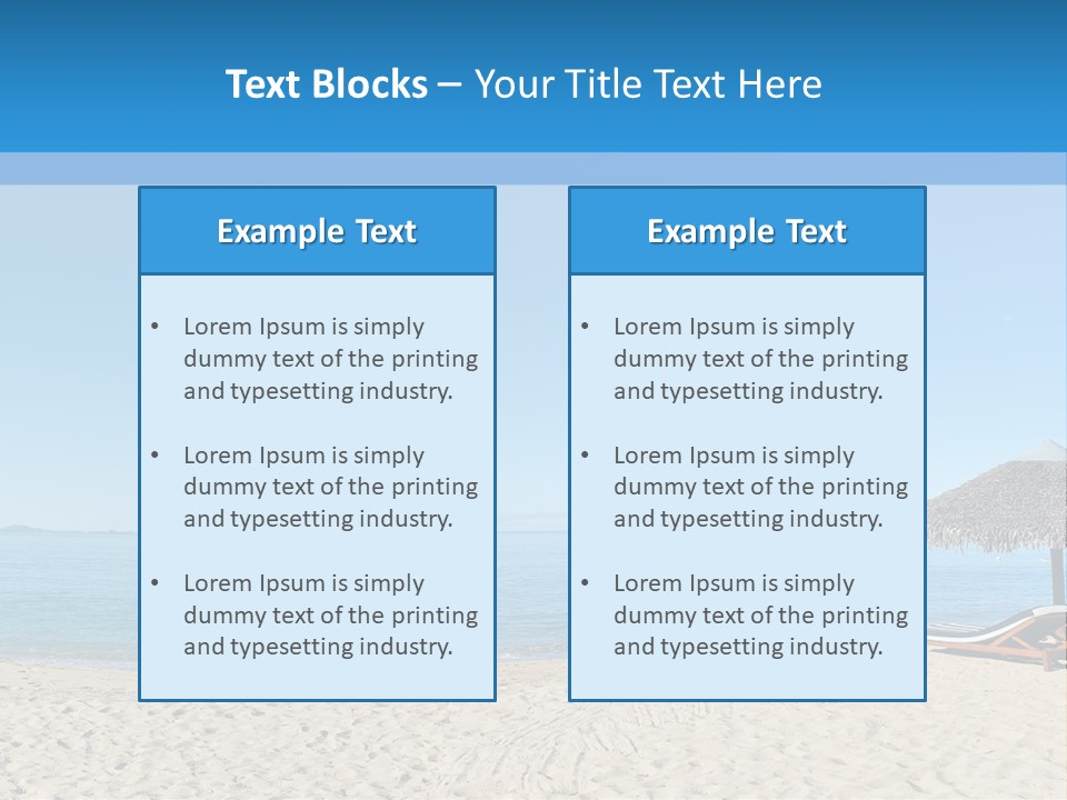 Nature Hotel Relax PowerPoint Template