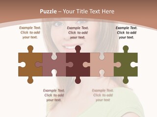 Hair White Background Vertical PowerPoint Template