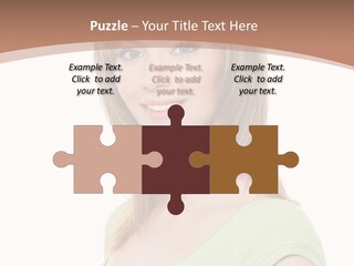 Hair White Background Vertical PowerPoint Template