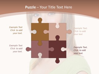 Hair White Background Vertical PowerPoint Template