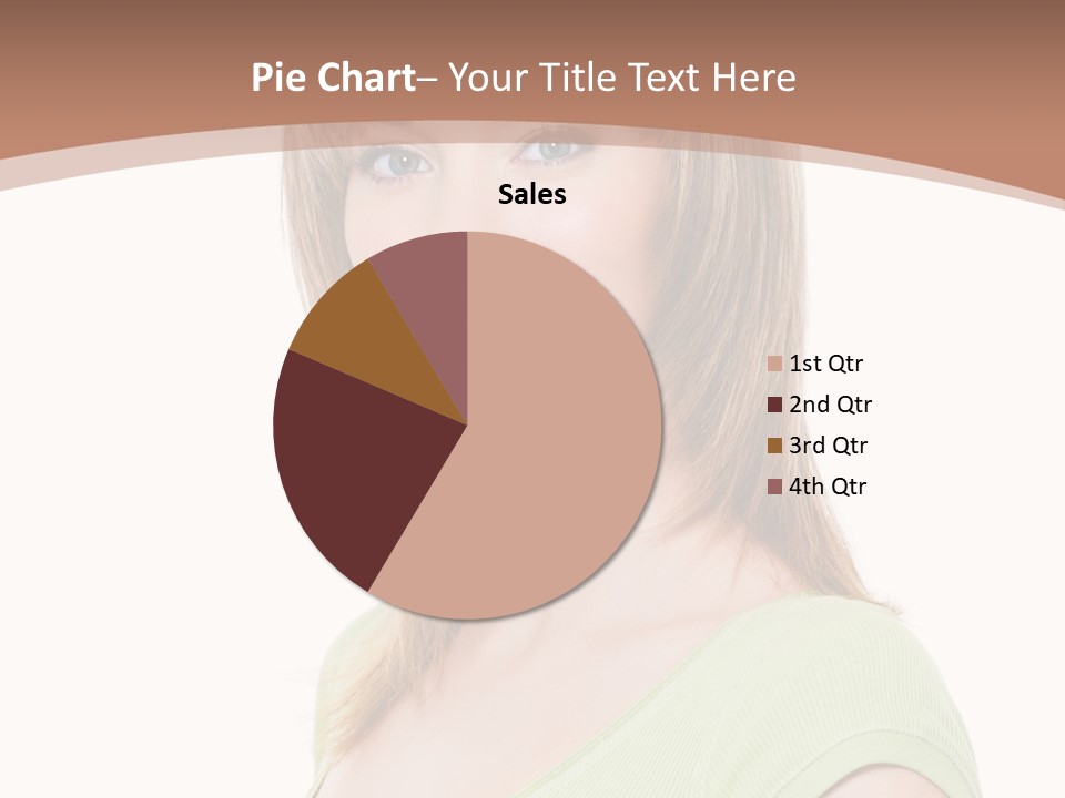 Hair White Background Vertical PowerPoint Template