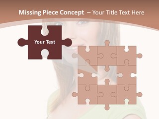 Hair White Background Vertical PowerPoint Template