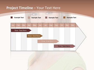 Hair White Background Vertical PowerPoint Template