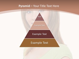 Hair White Background Vertical PowerPoint Template