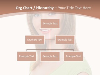 Hair White Background Vertical PowerPoint Template