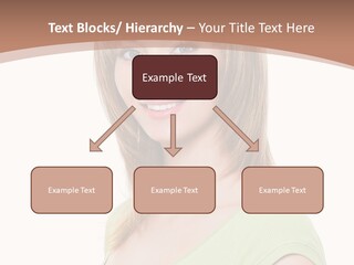 Hair White Background Vertical PowerPoint Template