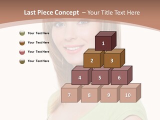 Hair White Background Vertical PowerPoint Template