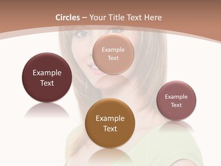 Hair White Background Vertical PowerPoint Template