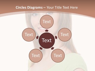 Hair White Background Vertical PowerPoint Template